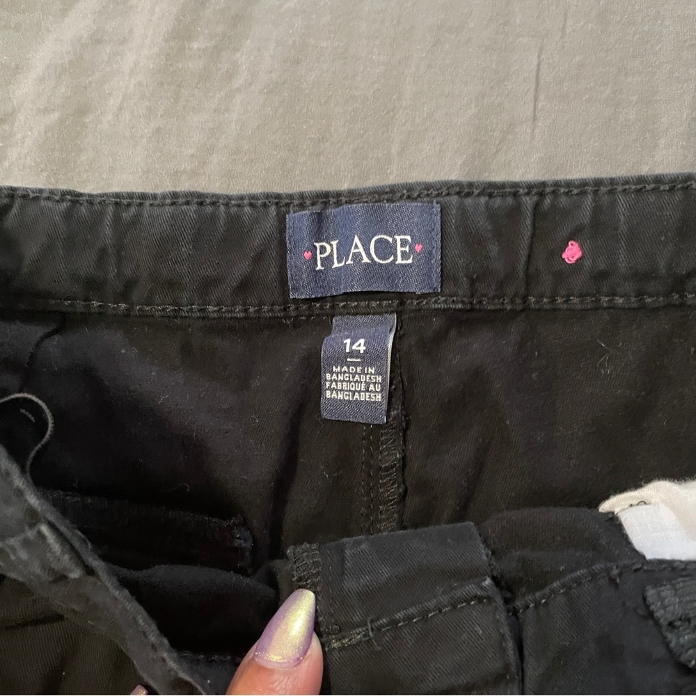 Bundle of 2 children’s place school uniform pants girls sz 14 - Picture 3 of 7